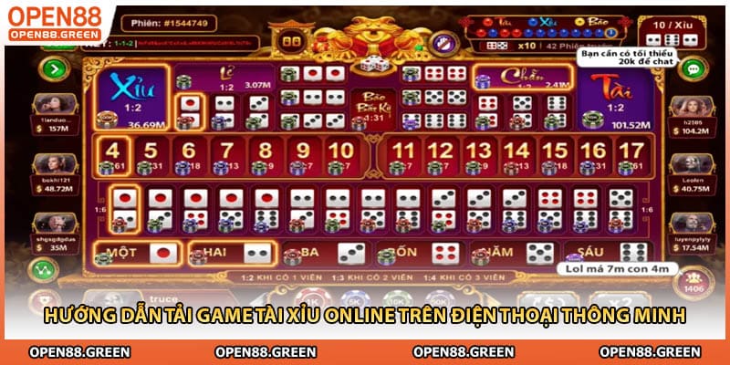 Hướng dẫn tải game tài xỉu online trên điện thoại hông minh